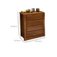 Mid-Century Modern Accent Chest with Drawers in Brown Rubberwood Clearhalo 'Cabinets & Chests' 'cabinets_chests' 'furn' 'furn_cabinets_chests' 'Furniture' 'Living Room Furniture' 6490862