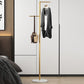 Creative Metal Clothes Hanger Round Marble Bottom Coat Rack for Bedroom Clearhalo 'Entry & Mudroom Furniture' 'furn' 'furn_hall_tree_coat_racks' 'Furniture' 'Hall Trees & Coat Racks' 'hall_tree_coat_racks' 6491057