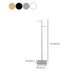 Modern Style Coat Rack Pure Color Standing Hooks Design Hall Tree