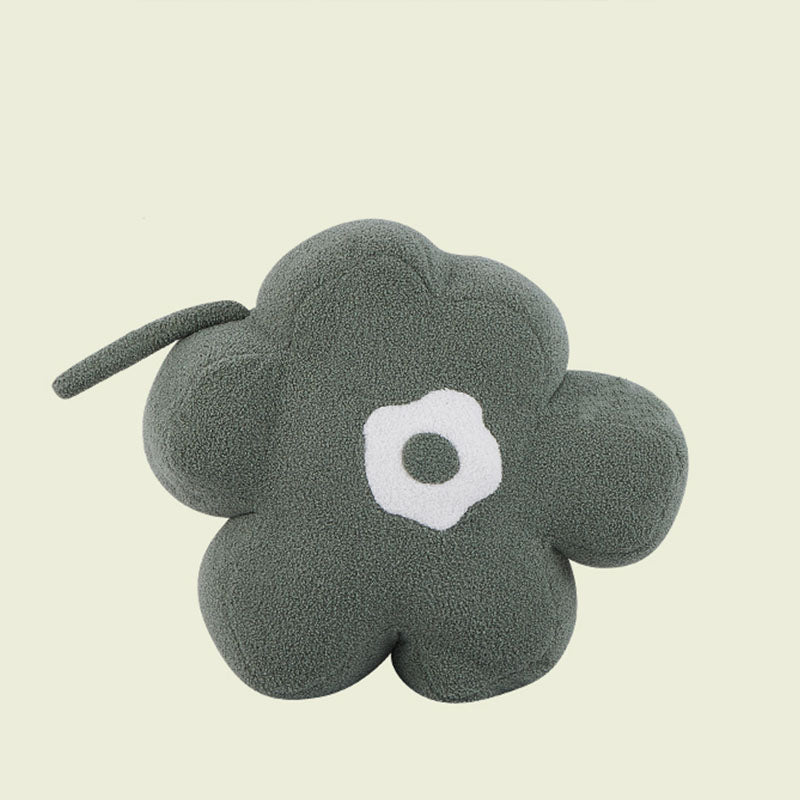 Contemporary Pouf Ottoman Velvet Upholstered Flower Shape Ottoman Clearhalo 'furn' 'furn_ottomans_poufs' 'Furniture' 'Living Room Furniture' 'Ottomans & Poufs' 'ottomans_poufs' 6493487