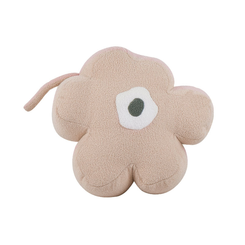 Contemporary Pouf Ottoman Velvet Upholstered Flower Shape Ottoman Clearhalo 'furn' 'furn_ottomans_poufs' 'Furniture' 'Living Room Furniture' 'Ottomans & Poufs' 'ottomans_poufs' 6493491