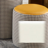 Modern Stain Resistant Pouf Round Shape Pouf for Living Room Clearhalo 'furn' 'furn_ottomans_poufs' 'Furniture' 'Living Room Furniture' 'Ottomans & Poufs' 'ottomans_poufs' 6493534