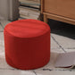 Contemporary Pure Color Footstool Round Tear Resistant Footstool