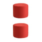 Contemporary Pure Color Footstool Round Tear Resistant Footstool