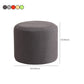 Contemporary Pure Color Footstool Round Tear Resistant Footstool