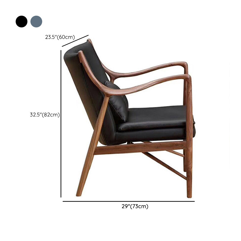 Arms Included Fixed Back Armchair Living Room Chair with Cushion Clearhalo 'Accent Chairs' 'accent_chairs' 'Chairs & Seating' 'furn' 'furn_accent_chairs' 'Furniture' 'Living Room Furniture' 6493733