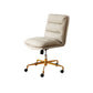 Modern Tufted Managers Chair Faux Leather Desk Mid-Back Chair Clearhalo 'furn' 'furn_office_chair' 'Furniture' 'Office Chairs' 'Office Furniture' 'office_chair' 6493760