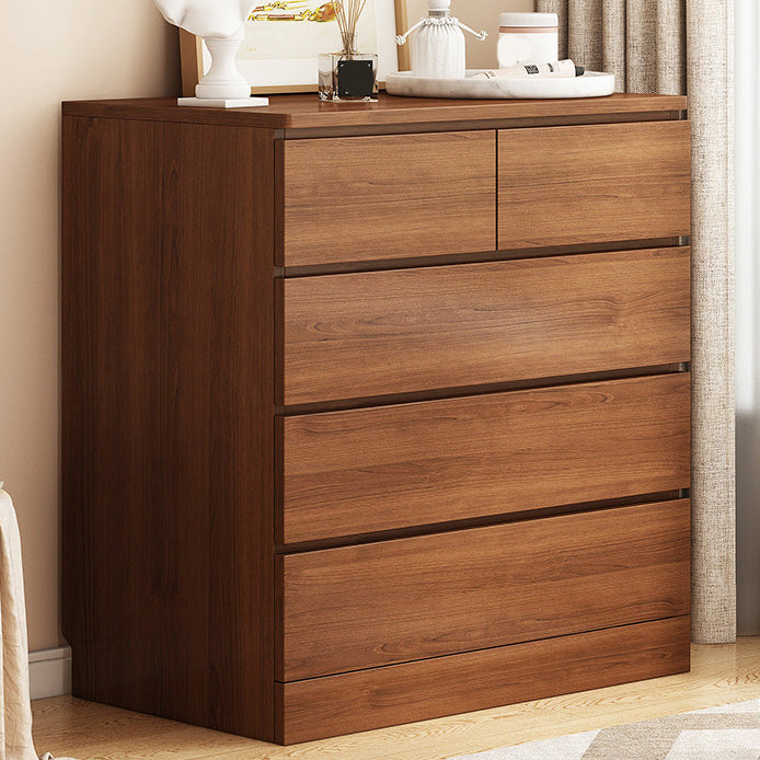Modern Storage Cabinet Solid Wood Cabinet with Drawer for Home 24"L x 16"W x 36"H Walnut Clearhalo 'Cabinets & Chests' 'cabinets_chests' 'furn' 'furn_cabinets_chests' 'Furniture' 'Living Room Furniture' 6493820
