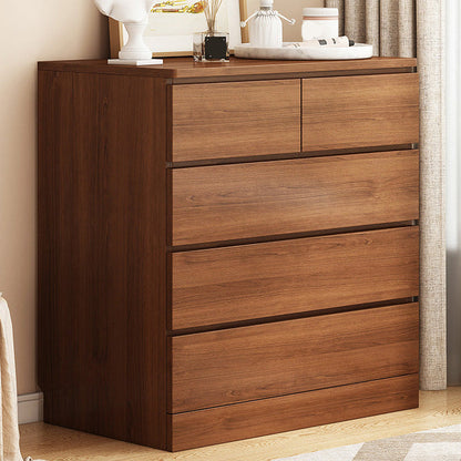 Modern Storage Cabinet Solid Wood Cabinet with Drawer for Home 24"L x 16"W x 36"H Walnut Clearhalo 'Cabinets & Chests' 'cabinets_chests' 'furn' 'furn_cabinets_chests' 'Furniture' 'Living Room Furniture' 6493820