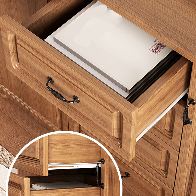 Modern Storage Cabinet Solid Wood Cabinet with Drawer for Home Clearhalo 'Cabinets & Chests' 'cabinets_chests' 'furn' 'furn_cabinets_chests' 'Furniture' 'Living Room Furniture' 6493830