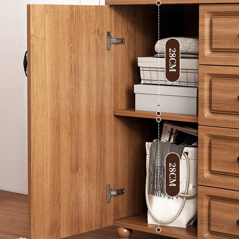 Modern Storage Cabinet Solid Wood Cabinet with Drawer for Home Clearhalo 'Cabinets & Chests' 'cabinets_chests' 'furn' 'furn_cabinets_chests' 'Furniture' 'Living Room Furniture' 6493831