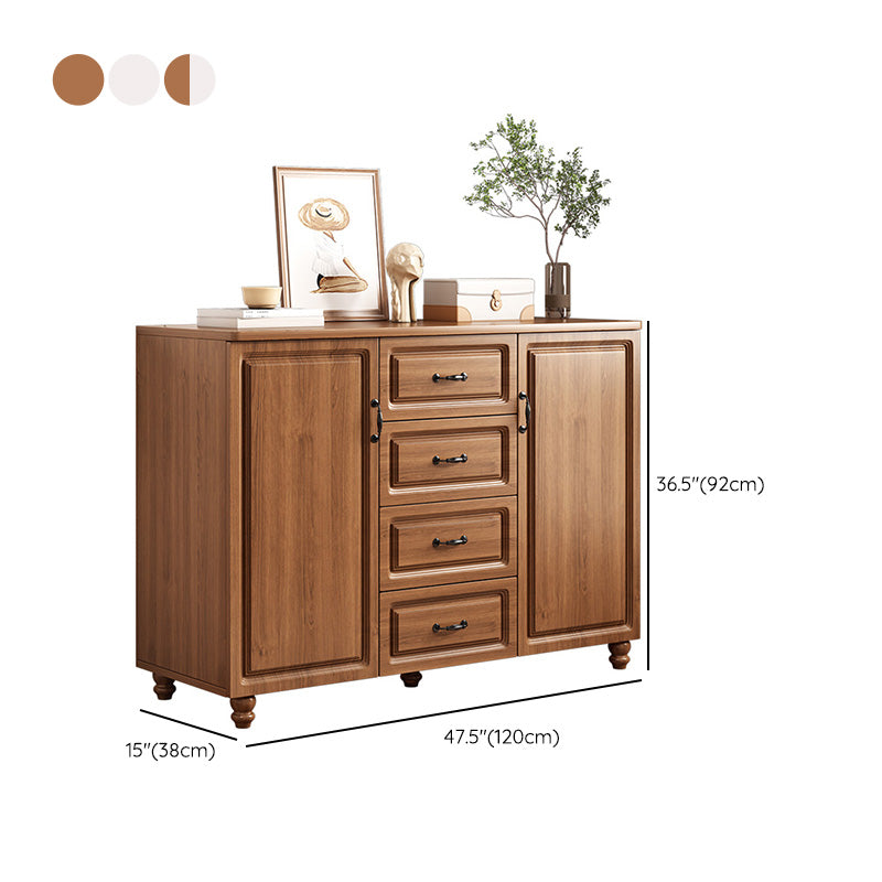 Modern Storage Cabinet Solid Wood Cabinet with Drawer for Home Clearhalo 'Cabinets & Chests' 'cabinets_chests' 'furn' 'furn_cabinets_chests' 'Furniture' 'Living Room Furniture' 6493837