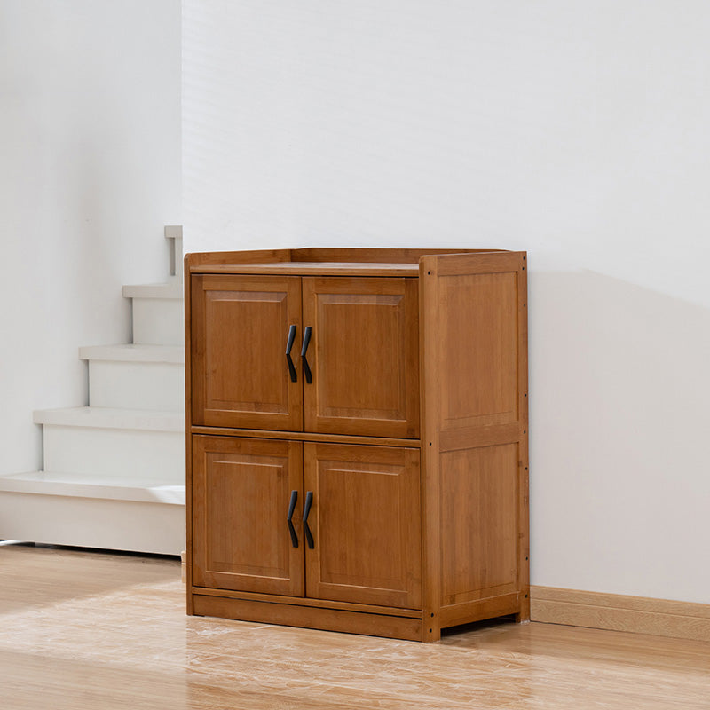 14.96 inch Wide Wooden Storage Cabinet with Door for Living Room Tan Clearhalo 'Cabinets & Chests' 'cabinets_chests' 'furn' 'furn_cabinets_chests' 'Furniture' 'Living Room Furniture' 6493840