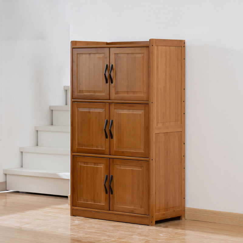 14.96 inch Wide Wooden Storage Cabinet with Door for Living Room Tan Clearhalo 'Cabinets & Chests' 'cabinets_chests' 'furn' 'furn_cabinets_chests' 'Furniture' 'Living Room Furniture' 6493844
