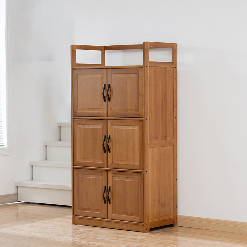 14.96 inch Wide Wooden Storage Cabinet with Door for Living Room Tan Clearhalo 'Cabinets & Chests' 'cabinets_chests' 'furn' 'furn_cabinets_chests' 'Furniture' 'Living Room Furniture' 6493847