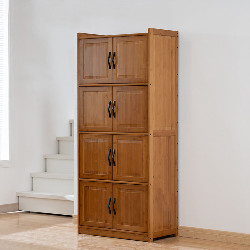 14.96 inch Wide Wooden Storage Cabinet with Door for Living Room Tan Clearhalo 'Cabinets & Chests' 'cabinets_chests' 'furn' 'furn_cabinets_chests' 'Furniture' 'Living Room Furniture' 6493849