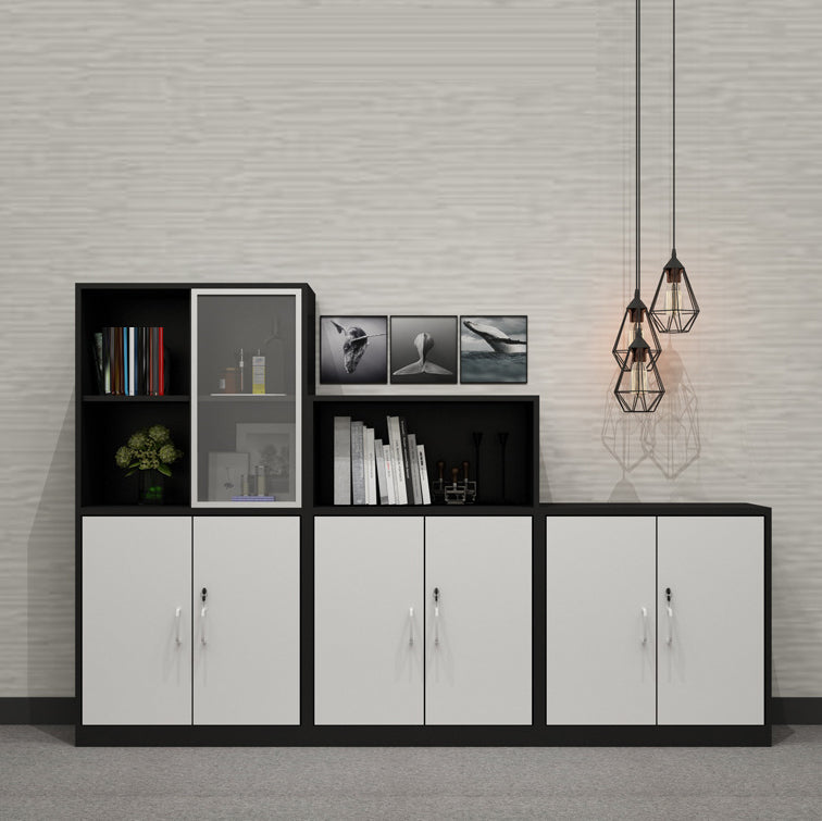 Archivo vertical de archivos verticales de bloqueo de almacenamiento de madera de almacenamiento para la oficina en casa