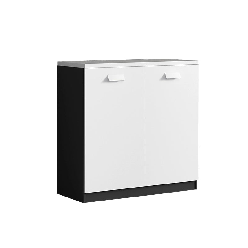 Traditional Lateral File Cabinet Wood Filing Cabinet for Home Office 31"L x 16"W x 31"H Black White Clearhalo 'Filing Cabinets' 'filling_cabinets' 'furn' 'furn_filling_cabinets' 'Furniture' 'Office Furniture' 6495507