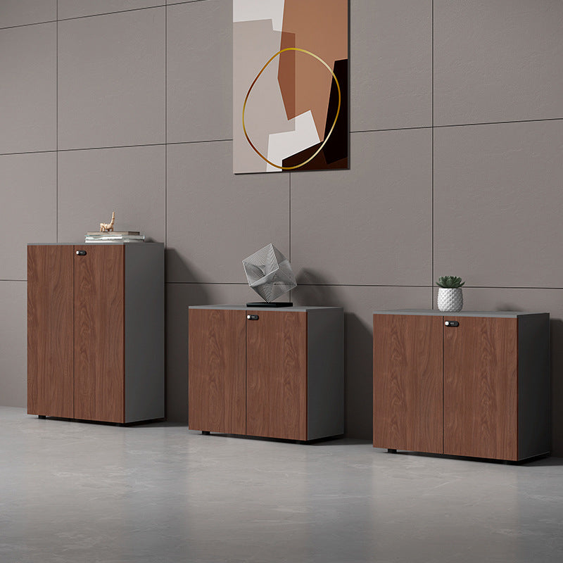 Archivo tradicional de estantes de almacenamiento de archivos Archivo de madera