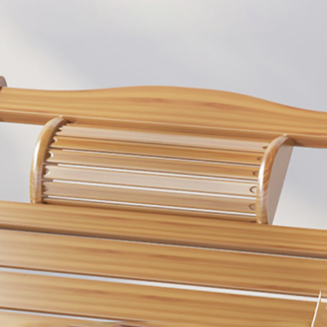 Chaise à bascule traditionnelle en bambou de couleur solide trapézoïdal arrière à bascule intérieur