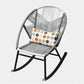 Contemporary Rocking Chair Wicker Spindle Backrest Metal Chair Legs Porch Rocking Chair Clearhalo 'Chairs & Seating' 'furn' 'furn_rocking_chairs' 'Furniture' 'Living Room Furniture' 'Rocking Chairs' 'rocking_chairs' 6497911