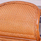 Chaise à bascule traditionnelle rattan couleur solide intégrée accoudoir intérieur chaise à bascule intérieure