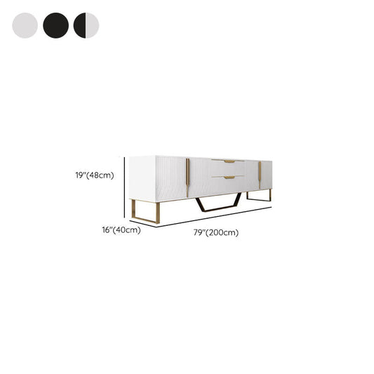 Wooden Media Console Contemporary TV Stand Console for Living Room Clearhalo 'furn' 'furn_tv_stands_entertainment_centers' 'Furniture' 'Living Room Furniture' 'TV Stands & Entertainment Centers' 'TV Stands & Media Storage Furniture' 'tv_stands_entertainment_centers' 6498498