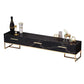 Enclosed Storage Media Console Glass TV Stand Console for Living Room Clearhalo 'furn' 'furn_tv_stands_entertainment_centers' 'Furniture' 'Living Room Furniture' 'TV Stands & Entertainment Centers' 'TV Stands & Media Storage Furniture' 'tv_stands_entertainment_centers' 6498534