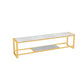 Glam Media Console Console de rangement ouverte pour salon