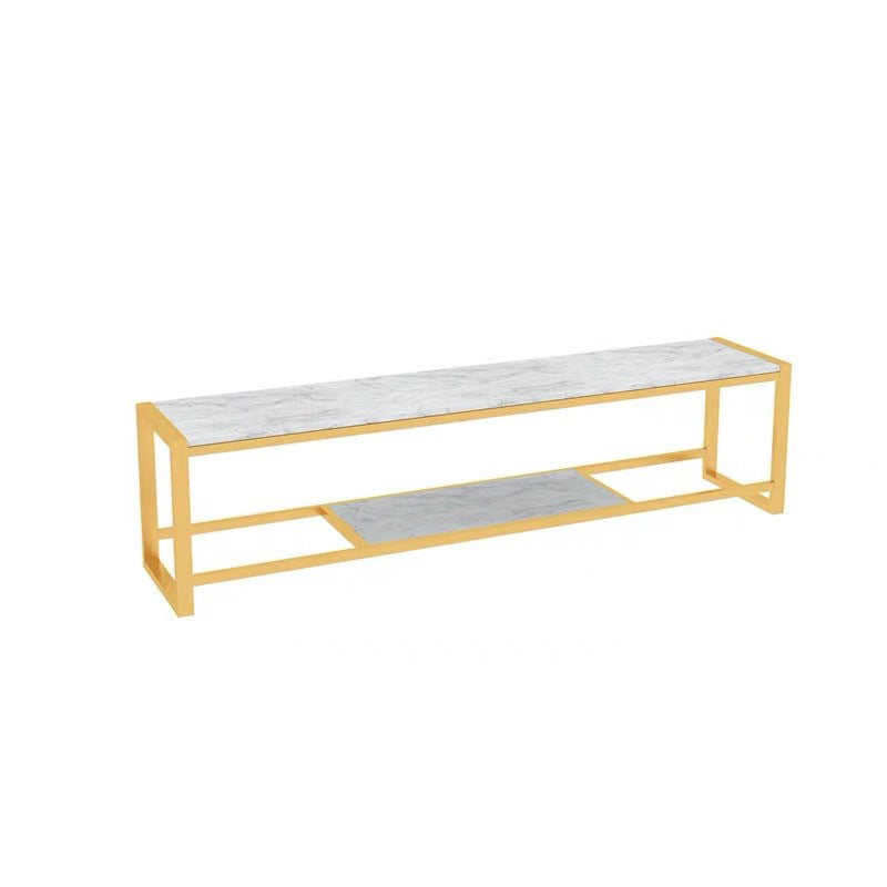 Glam Media Console Console de rangement ouverte pour salon
