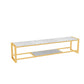 Glam Media Console Console de rangement ouverte pour salon