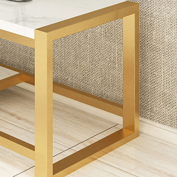 Glam Media Console Console de rangement ouverte pour salon