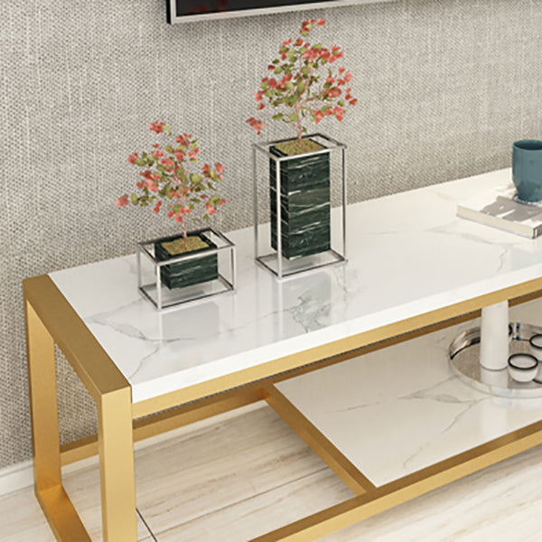 Glam Media Console Console de rangement ouverte pour salon