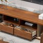 Traditional TV Console Rubber Wood Open Storage TV Stand Console for Living Room Clearhalo 'furn' 'furn_tv_stands_entertainment_centers' 'Furniture' 'Living Room Furniture' 'TV Stands & Entertainment Centers' 'TV Stands & Media Storage Furniture' 'tv_stands_entertainment_centers' 6498599