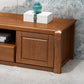 Traditional TV Console Rubber Wood Open Storage TV Stand Console for Living Room Clearhalo 'furn' 'furn_tv_stands_entertainment_centers' 'Furniture' 'Living Room Furniture' 'TV Stands & Entertainment Centers' 'TV Stands & Media Storage Furniture' 'tv_stands_entertainment_centers' 6498601