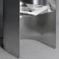 1 Shelf Industrial Night Table Metal Nightstand Open Storage ,20" Tall Clearhalo 'Bedroom Furniture' 'furn' 'furn_night_stand' 'Furniture' 'night_stand' 'Nightstands' 6498756