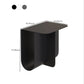 1 Shelf Industrial Night Table Metal Open Storage Nightstand ,15" Tall