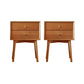 ベッドルーム用の現代的なベッドサイドキャビネットソリッドウッドナイトテーブル