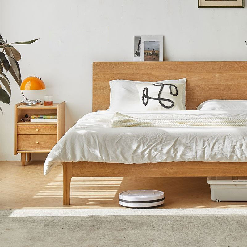 ベッドルーム用の現代的なベッドサイドキャビネットソリッドウッドナイトテーブル