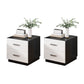 Contemporary Drawers Included Night Table Solid Wood Nightstand