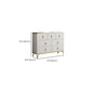 15,21-inch W eigentijdse opbergkist Stenen opbergkist dressoir