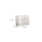 Commode en bois manufacturé avec coffre de rangement contemporain de 13,65 pouces de largeur