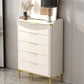 Glam Stone Chest Bedroom Storage Chest in White with Metal Legs Clearhalo 'Bedroom Furniture' 'Dressers & Chests' 'dressers_chests' 'furn' 'furn_dressers_chests' 'Furniture' 6498938