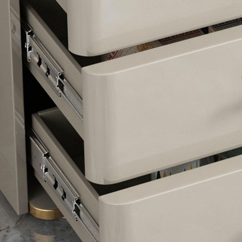 Commode de poitrine en pierre commode de rangement de style moderne pour chambre à coucher