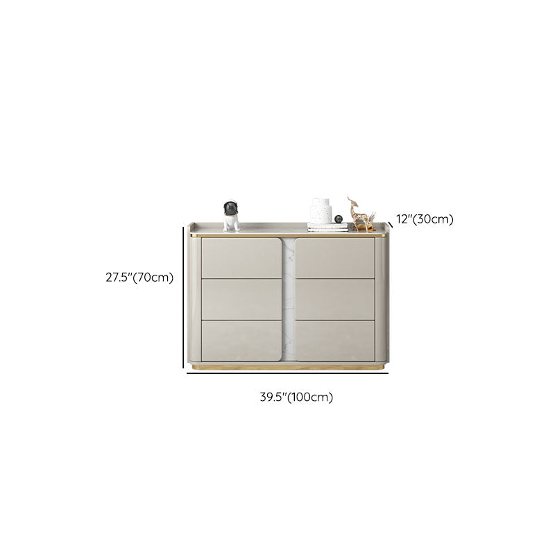 ストーントップチェストドレッサーモダンスタイルのストレージチェストドレッサーベッドルーム