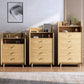 Glam Vertical Solid Wood Storage Chest Bedroom Chest with Drawers Clearhalo 'Bedroom Furniture' 'Dressers & Chests' 'dressers_chests' 'furn' 'furn_dressers_chests' 'Furniture' 6498981