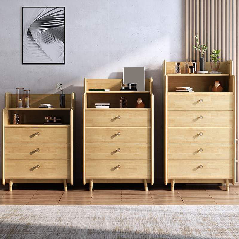 Glam Vertical Solid Wood Storage Chest Bedroom Chest with Drawers Clearhalo 'Bedroom Furniture' 'Dressers & Chests' 'dressers_chests' 'furn' 'furn_dressers_chests' 'Furniture' 6498981
