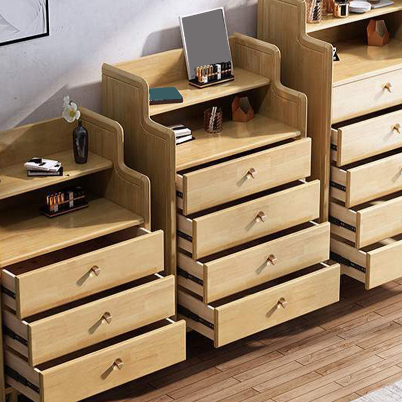 Glam Vertical Solid Wood Storage Chest Bedroom Chest with Drawers Clearhalo 'Bedroom Furniture' 'Dressers & Chests' 'dressers_chests' 'furn' 'furn_dressers_chests' 'Furniture' 6498983