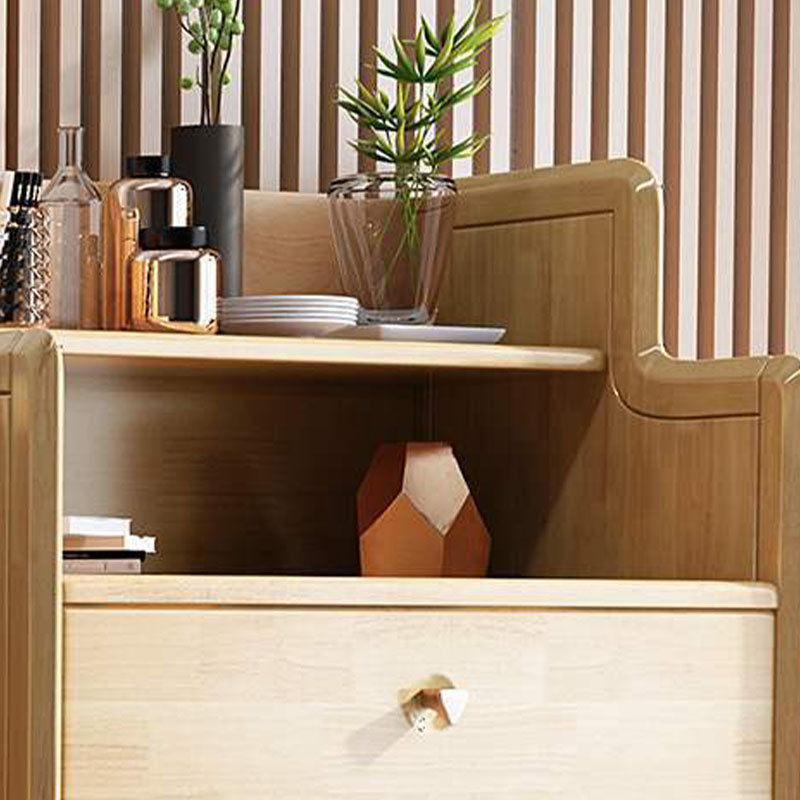 Glam Vertical Solid Wood Storage Chest Bedroom Chest with Drawers Clearhalo 'Bedroom Furniture' 'Dressers & Chests' 'dressers_chests' 'furn' 'furn_dressers_chests' 'Furniture' 6498987