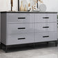 Contemporary Stone Storage Chest Bedroom Chest with Black Legs Grey 6 Clearhalo 'Bedroom Furniture' 'Dressers & Chests' 'dressers_chests' 'furn' 'furn_dressers_chests' 'Furniture' 6498995